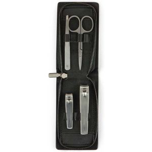 Society Paris - Manicure Set - 4-delig - RVS - Opberg Etui - Travel - Luxe Geschenkbox