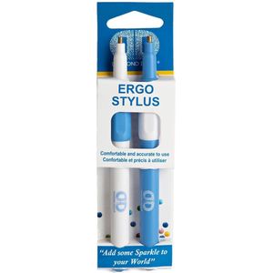 DIAMOND DOTZ Freestyle Ergo Stylus pennenset, 2 ergonomische applicatoren - pennen, accessoires voor creatieve ontwerpen, wax