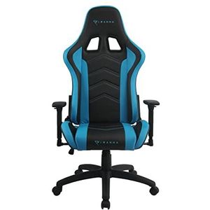 Piranha Attack Gaming Chair, kunstleer, blauw, normaal