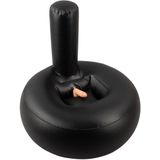 NMC Vibrating Lust Thruster Opblaasbaar Vibrator Luchtkussen - Snel Opblaasbaar Luchtkussen voor Seksritten - Geïntegreerd Flexibele Dildo Vibrator met 10 Vibratiestanden 31 x 34 cm