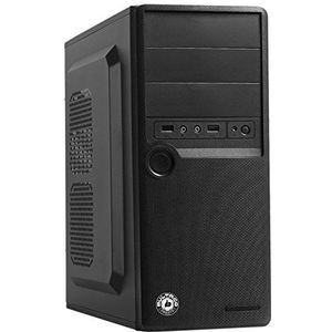 Bultaco Sherpa 101 zwart – PC-behuizing (PC, acrylonitril-butadieen-styreen (ABS), ATX, Micro-ATX, zwart, boven)