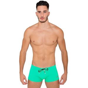 BWET Swimwear Strandbroek voor heren met meshvoering en uv-bescherming, sneldrogend, milieuvriendelijk, munt, XXL