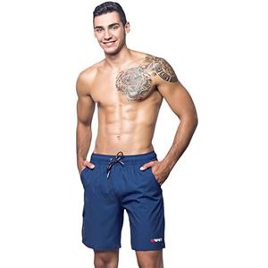Eco-Friendly Quick dry UV protection Perfect fit Beach Shorts""Neptune"" Right side velcro pocket and Side pockets by BWET Swimwear