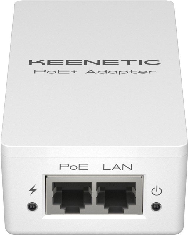 Keenetic - KN-4510-01-EU - PoE+ Injector - Zwart - 30W - Compatibel met 802.3at