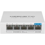 Keenetic - Poe Switch 5 - Switch - Zwart - 5.5-Poorts - PoE+