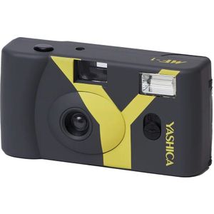 Yashica MF1 Set, Analoge + Instant films, Grijs