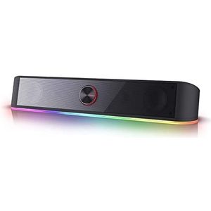 Rich Sounds & Look - Redragon RGB Soundbar - Compact - Zwart - Kunststof