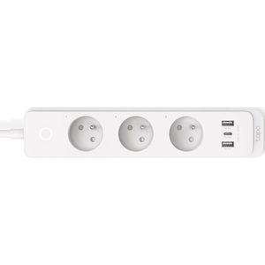 Tapo - P300 - Wifi-stekkerdoos - 3 Stopcontacten - 3 USB-poorten - Wit