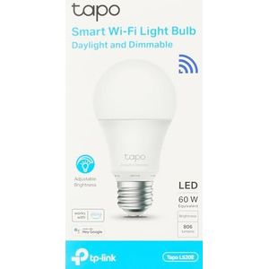Slimme lamp E27 | TP-Link Tapo | Peer (LED, 8W, 806lm, 4000K, Dimbaar)