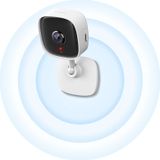 TP-Link Tapo C110 Wi-Fi-camera voor binnen, 3 MP bewakingscamera, nachtzicht, tweerichtingsaudio, privacymodus, realtime bewegingssensormeldingen