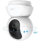 TP-Link Tapo C210 WiFi 2K bewakingscamera voor binnen, 360° rotatie, 3M pixel, 2-weg audio, 9m nachtzicht, Bewegingsdetectie, SD-Kaart Opslag tot 256 GB, compatibel met Alexa en Google