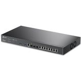 TP-Link Omada ER8411 bedrade router Gigabit Ethernet Zwart
