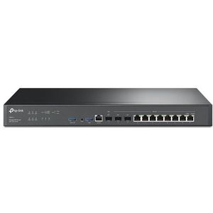 TP-Link Omada ER8411 bedrade router Gigabit Ethernet Zwart