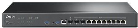 TP-Link Omada ER8411 bedrade router Gigabit Ethernet Zwart