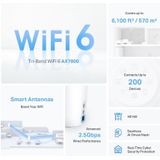 TP-Link Deco X95 - Mesh WiFi - Tri-band - Wifi 6 - 2-Pack