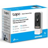 TP-Link - Tapo D230S1 - Draadloze Videodeurbel - 2K 5MP - Inclusief Hub