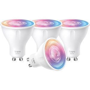 TP-Link Tapo L630 - Smart Dimmable Spotlamp - Wit - GU10-Fitting - 4-Pack