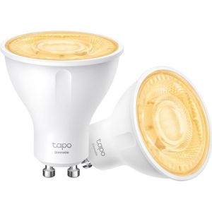 Tapo TP-Link Smart WiFi-lamp GU10 L610, 2 stuks, energiebesparing, 2,9 W equivalent 50 W, dimbare Alexa smart-lamp, Smart Home Alexa-accessoires, compatibel met Alexa, Google Assistant, wit