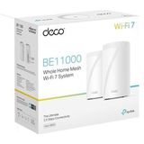 TP-Link - BE9300 - Whole Home Mesh WiFi 7 Systeem - Tri-band - 11000 Mbit/s