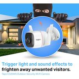 Tp-link - Tapo C320WS - Beveiligingscamera - Wit - Draadloos - Bullet