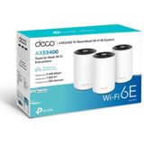 TP-LINK Deco XE75 - Tri-band Wi-Fi 6E - Wit - 3 Intern