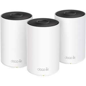 TP-Link Deco XE75 - Mesh WiFi - Tri-band - Wifi 6E - 5400Mbps - 3-pack