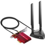 TP-Link - Archer TXE75E - Wifi 6E - Zwart/Rood - PCI-E Uitbreidingskaart