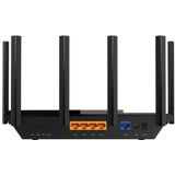 TP-Link - AXE5400 Tri-Band Gigabit Wi-Fi 6E Router - Zwart - 5400 Mbps
