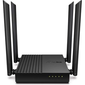 TP-Link ARCHER A64 draadloze router Gigabit Ethernet Dual-band (2.4 GHz / 5 GHz) Zwart