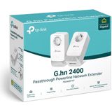 TP-Link PG2400P KIT - Powerline Netwerkadapter - 1428 Mbit/s - Wit - 2 stuks
