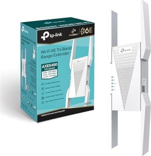 TP-Link RE815XE - WiFi 6E Versterker - Tri-Band - 5400 Mbit/s - WPA3