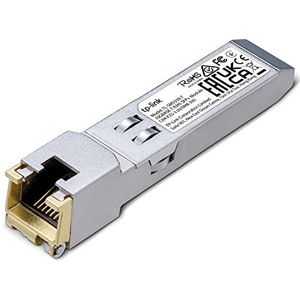 TP-Link TL-SM5310-T RJ45 SFP+ 10G BASE-T-module, ondersteunt Disable TX besturingsfuncties, hot-pluggable SFP+ Footprint, metalen behuizing, Low EMI