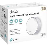 TP-Link Deco X50-PoE - Mesh WiFi - Wifi 6 - Dual-Band - Met PoE - 3000 Mbps - 3-pack