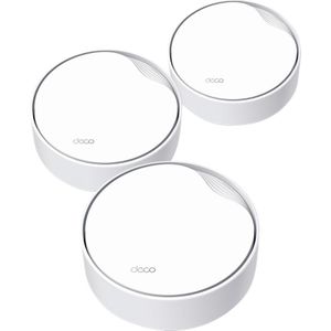 TP-Link Deco X50-PoE - Mesh WiFi - Wifi 6 - Dual-Band - Met PoE - 3000 Mbps - 3-pack