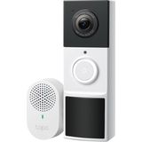 TP-Link Tapo D210 - Slimme deurbel - Video deurbel - inclusief chime/gong - 2K 3MP - Batterij - IP65