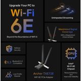 TP-Link - Archer TXE72E - Netwerkkaart - Zwart - PCI Express - Wi-Fi 6E