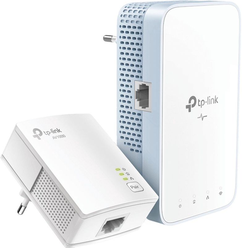TP-Link PowerLine Adapter - 1000 Mbit/s - Ethernet LAN - Wifi - Wit