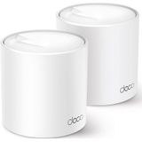 TP-Link - Deco X60 - Wi-Fi 6 Mesh Systeem - 2-Pack - Wit