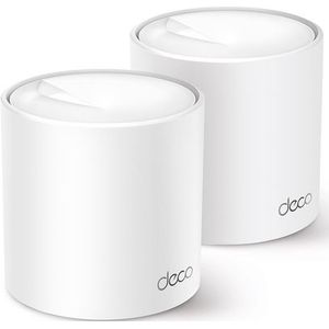 TP-Link - Deco X60 - Wi-Fi 6 Mesh Systeem - 2-Pack - Wit