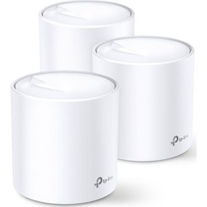 TP-Link - Deco X60 - Wi-Fi 6 Mesh Systeem - 3-Pack - Zwart