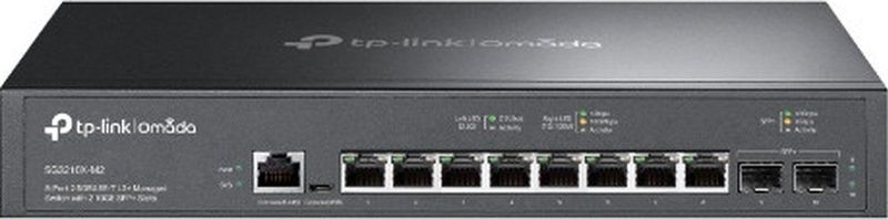 TP-Link Omada SG3210X-M2 netwerk-switch Managed L2+ 2.5G Ethernet (100/1000/2500) 1U Zwart