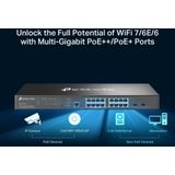 TP-Link Omada SG3218XP-M2 netwerk-switch Managed L2+ 2.5G Ethernet (100/1000/2500) Power over Ethernet (PoE) 1U Zwart