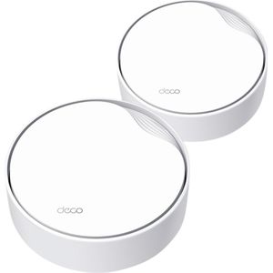 TP-Link Deco X50-PoE - Mesh WiFi - Wifi 6 - Dual-Band - Met PoE - 3000 Mbps - 2-pack