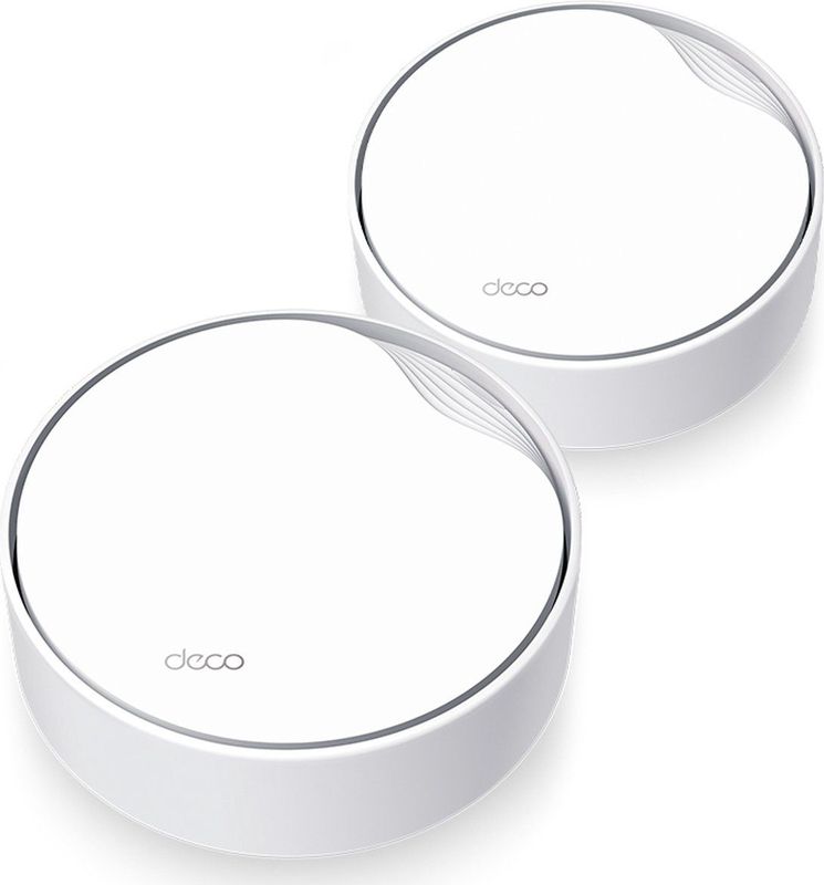 TP-Link Deco X50-PoE - Mesh WiFi - Wifi 6 - Dual-Band - 3000 Mbps - 2-Pack