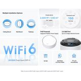 TP-Link Deco X50 - Mesh Router - Wit - Dual-band - Wi-Fi 6