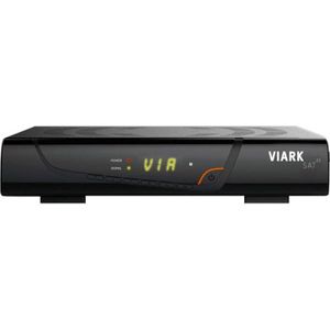 Viark SAT 4K - Digitale satellietontvanger 4K UHD DVB-S2X Multistream H.265 4000MIPS 1.0 GHz 60fps 10 Bit 3D, met LAN, USB WiFi-antenne en CA-kaartlezer