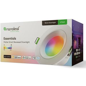 SET 4x LED RGBW Dimbare hangende plafondverlichting ESSENTIALS LED/6W/230V 2700-6500K CRI 90