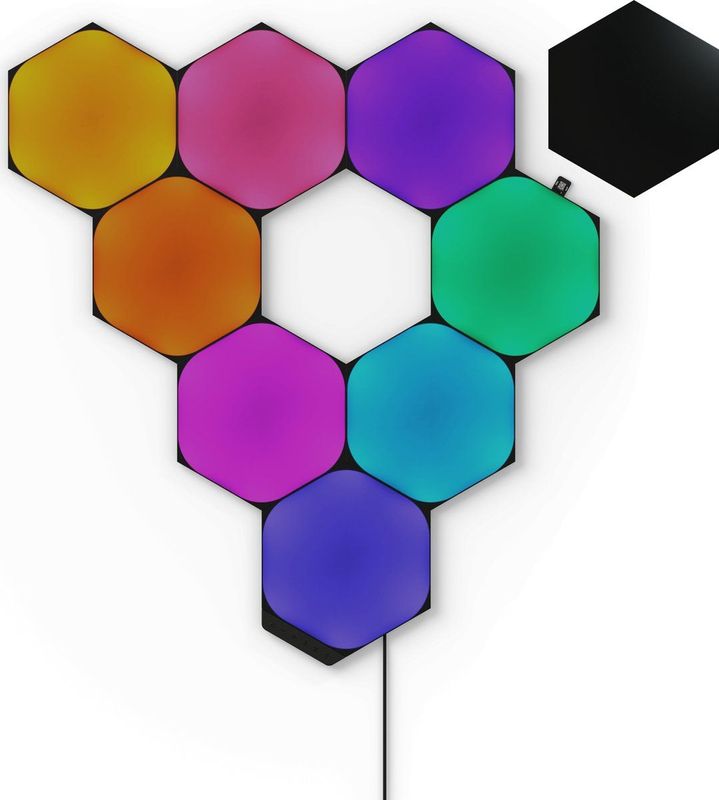 Nanoleaf - Shapes Hexagons Starter Kit - RGB - 9 Lichtpanelen