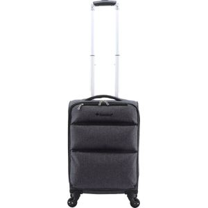 Saxoline Zachte Koffer / Trolley / Reiskoffer - 55 cm (S) - Grijs