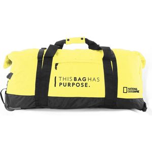 National Geographic Opvouwbare Reistas met wielen / Weekendtas - Vegan - 92 Liter (L) - Pathway - N10444 - Geel